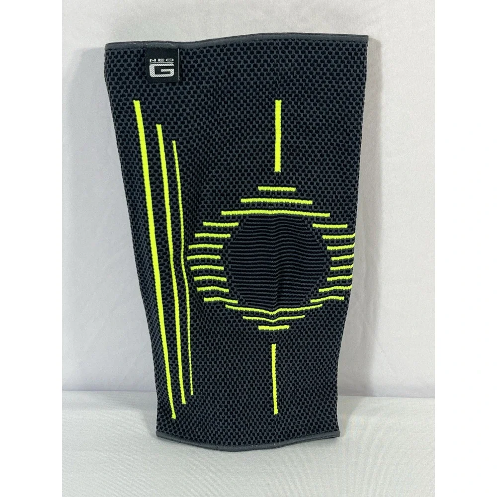 NEO G Unisex Black Green Knee Sleeve Size M New